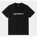 Camiseta Carhartt WIP Script - Black/White