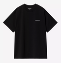 Camiseta Carhartt WIP Script Embroidery - Black/White