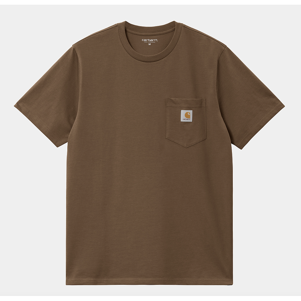 Camiseta Carhartt WIP Pocket - Lumber