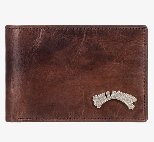 [US05097] Cartera Billabong Arch Leather - Chocolate
