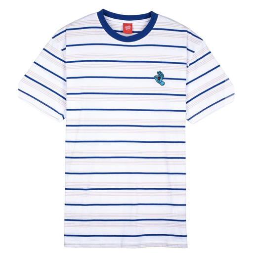 Camiseta Santa Cruz Mini Hand Stripe - White Stripe