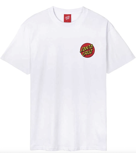 Camiseta Santa Cruz Classic Dot - White