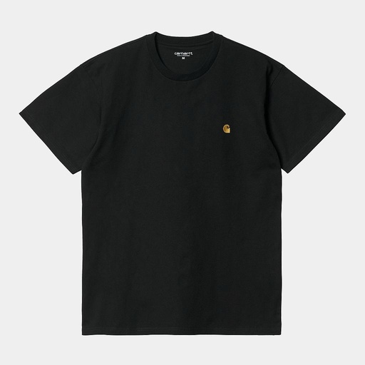 Camiseta Carhartt WIP Chase - Black/Gold