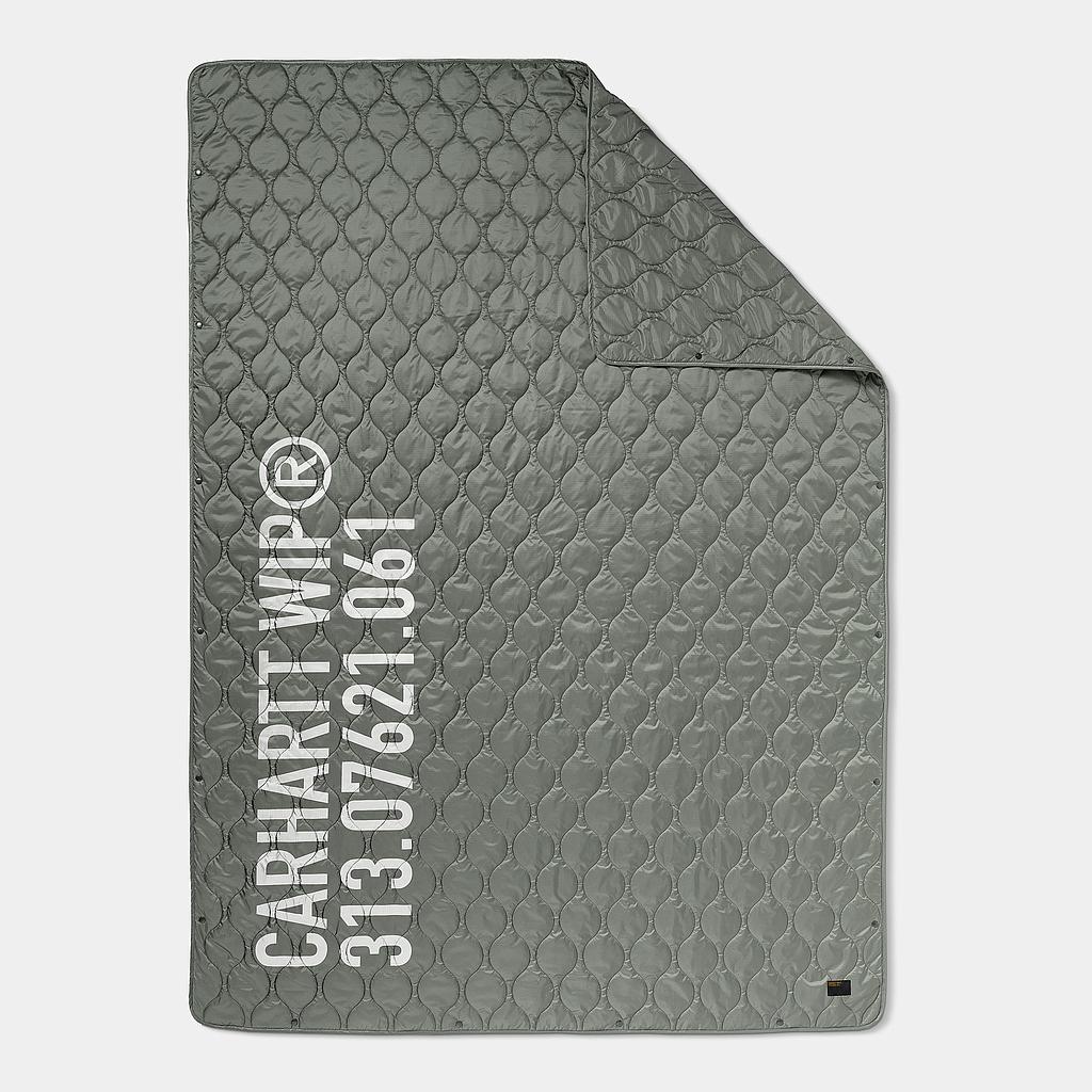 Saco Carhartt Wip Tour Quilted Blanket - Smoke Green