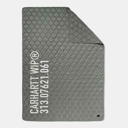 Manta Carhartt Wip Tour Quilted Blanket - Smoke Green