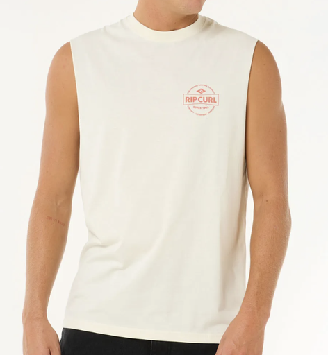 Camiseta Sin Mangas Rip Curl Stapler - White
