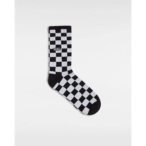 Calcetines Vans Checkerboard Crew - Black/White