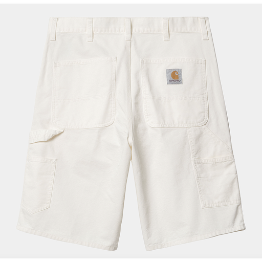 Pantalón Corto Carhartt WIP Single Knee - Off White (Rinsed)