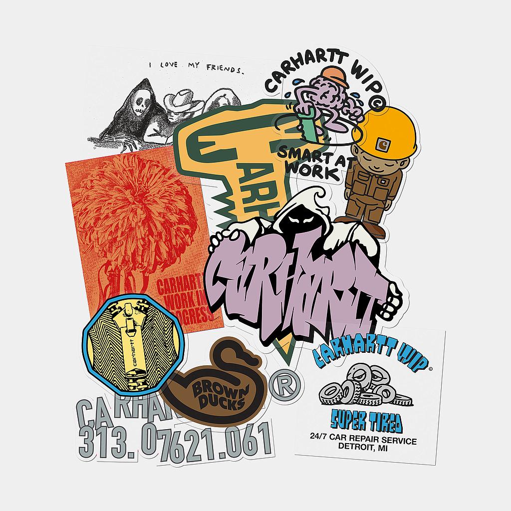 Pegatinas Pack 10 un. Carhartt WIP Sticker Bag - Multicolor