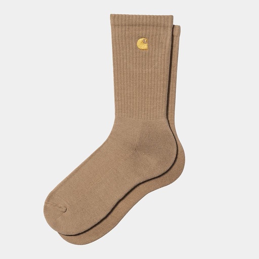 [I029421_Peanut_/_Gold] Calcetines Carhartt WIP Chase - Peanut/Gold