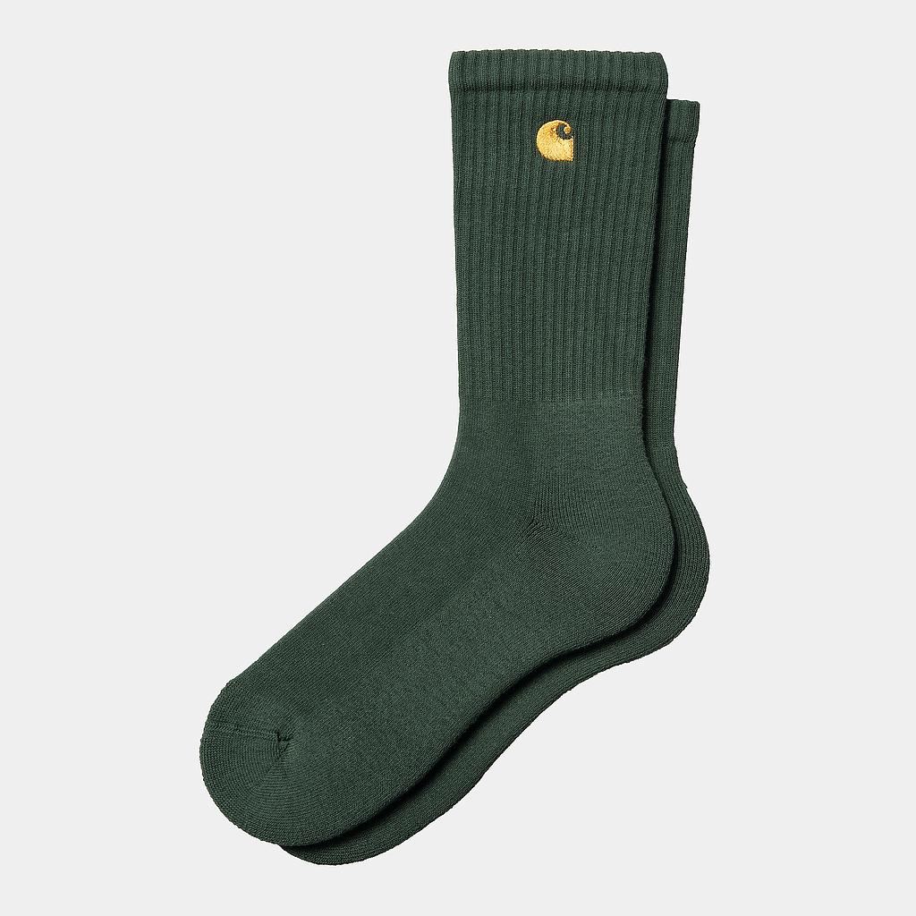 Calcetines Carhartt WIP Chase - Sycamore Tree/Gold