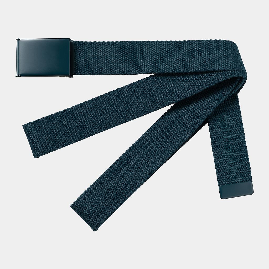 Cinturón Carhartt WIP Script Belt Tonal - Duck Blue