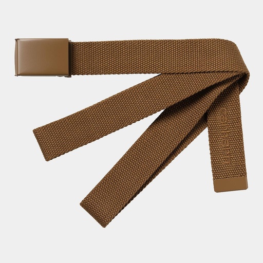 [I028401_Hamilton_Brown] Cinturón Carhartt WIP Script Belt Tonal - Hamilton Brown