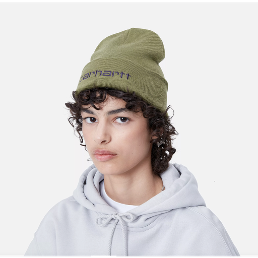 [I034234_Capulet_/_Aura] Gorro Carhartt WIP Script Beanie - Capulet/Aura