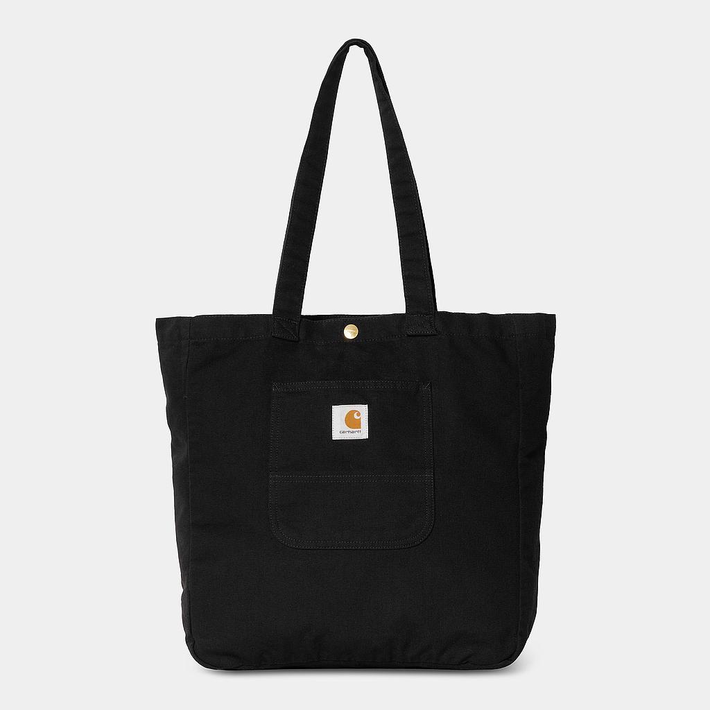 Bolso Carhartt WIP Bayfield Tote - Black (Rinsed)