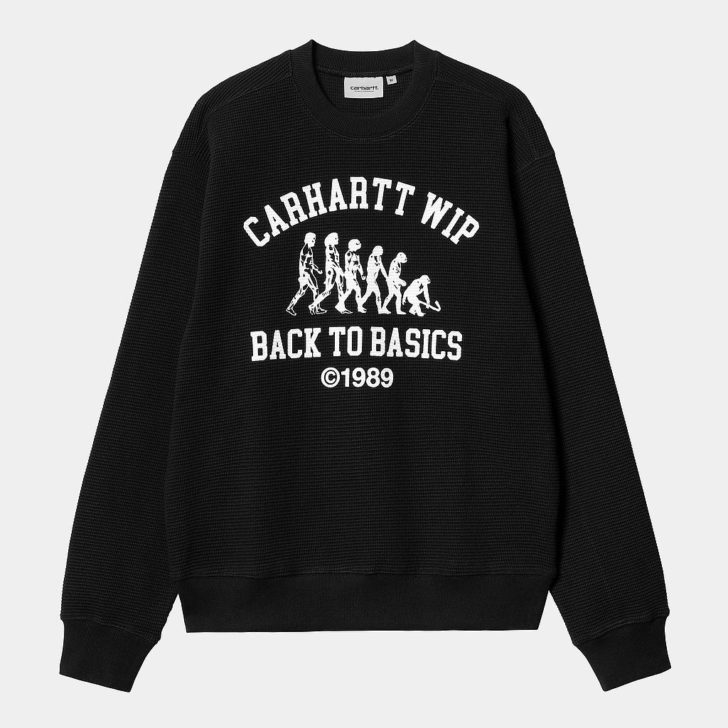 Sudadera Carhartt WIP Main Basics - Black/White