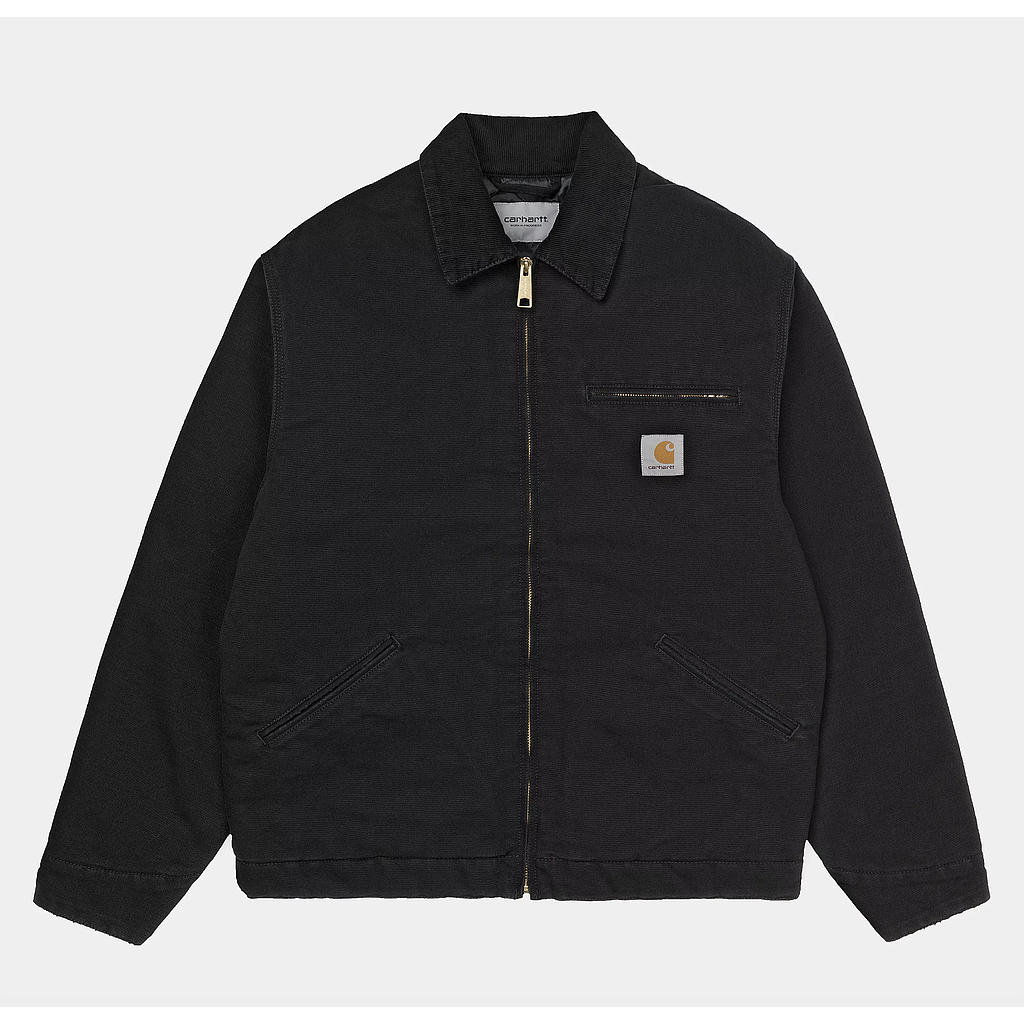 Chaqueta Carhartt WIP OG Detroit  - Black/Black/Aged Canvas