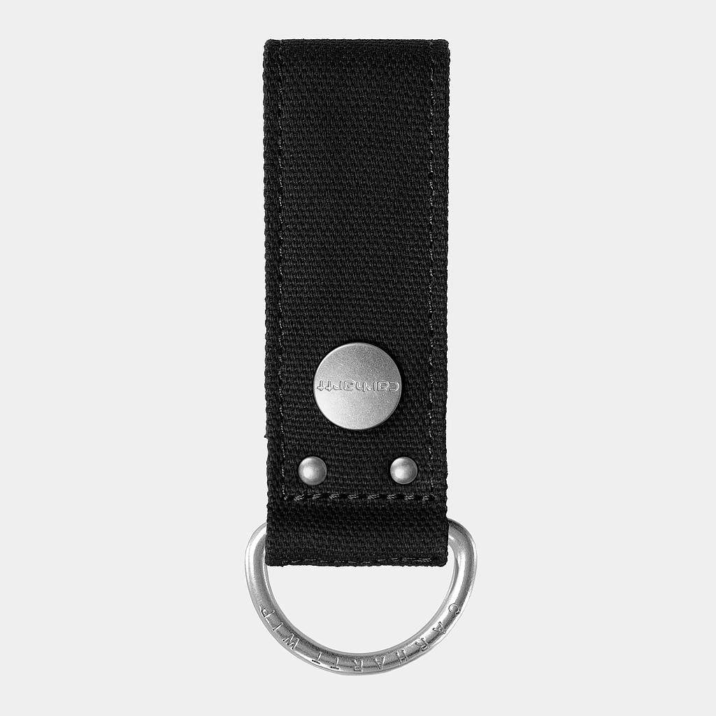 Llavero Carhartt WIP Canvas - Black