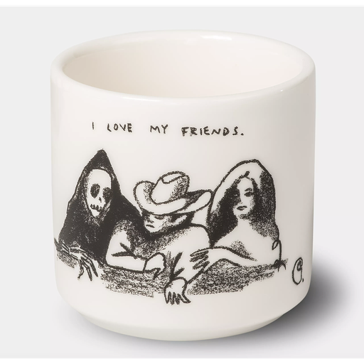 [I034150_White_/_Black] Taza Carhartt WIP Pepe friends - White/Black