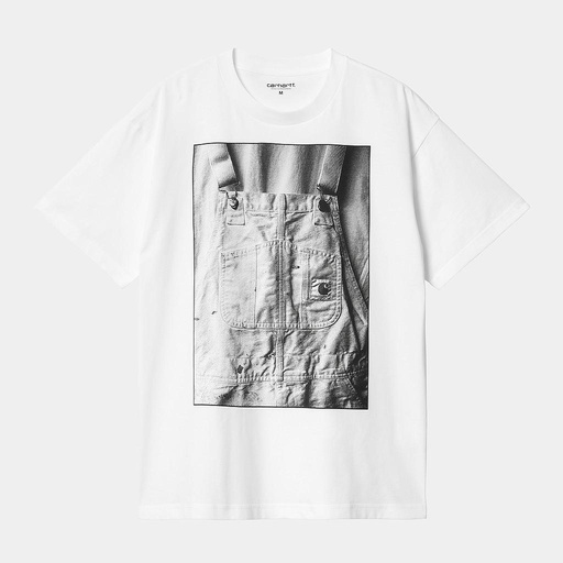 [I033962_White] Camiseta Carhartt WIP BIB Overall - White