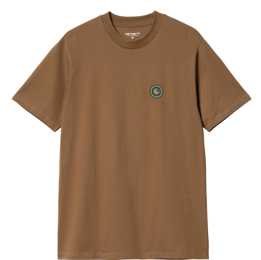 [I033961_Hamilton_Brown] Camiseta Carhartt WIP Zipper - Hamilton Brown