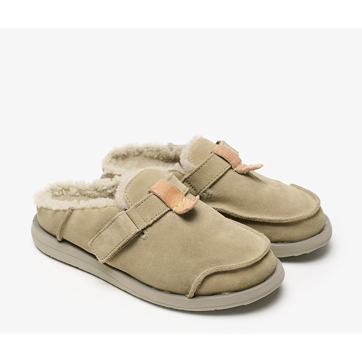 Zapatos Satorisan Uwabaki Clog Strap Suede - Driftwood