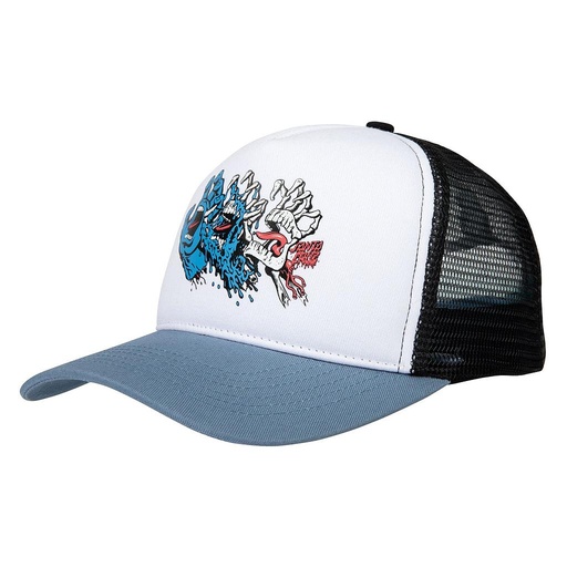 Gorra Santa Cruz Evolved Hand Meshback - White/Dusty Blue
