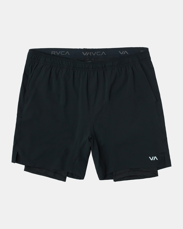 Pantalón corto RVCA VA Sport Yogger 17&quot; - Black Multi