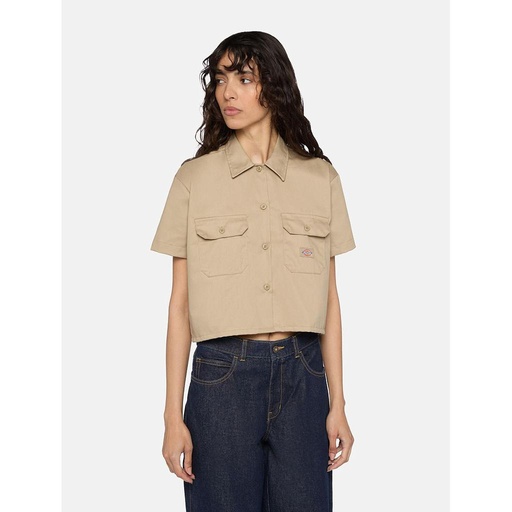 Camisa Dickies Cropped - Khaki