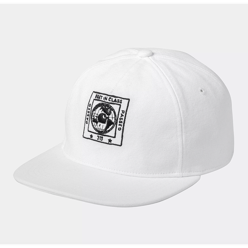 Gorra Carhartt WIP Stamp - White/Black