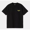 Camiseta Carhartt WIP Friendship - Black/Yellow