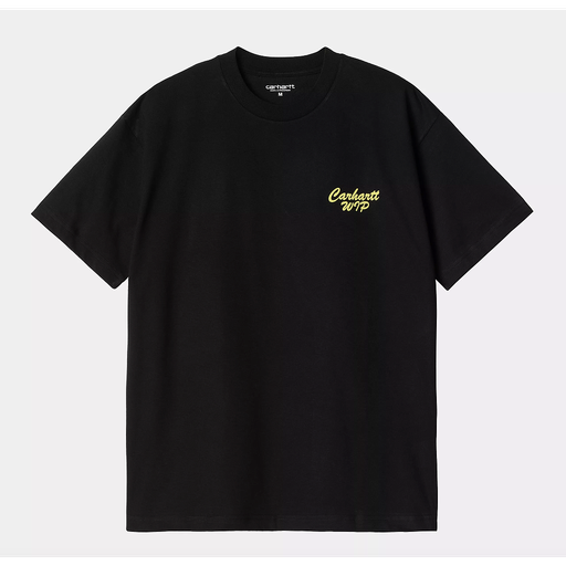 Camiseta Carhartt WIP Friendship - Black/Yellow