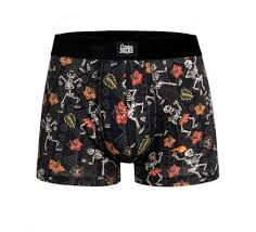 Boxer American Socks Dancing Skeletons - Brief