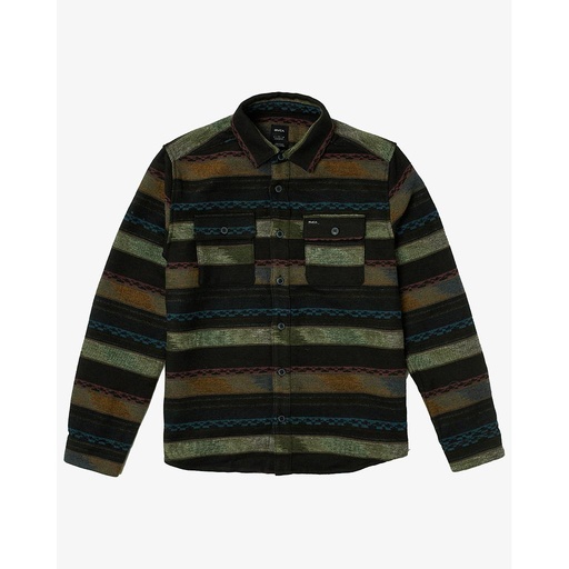 Camisa RVCA Blanket - Red Earth