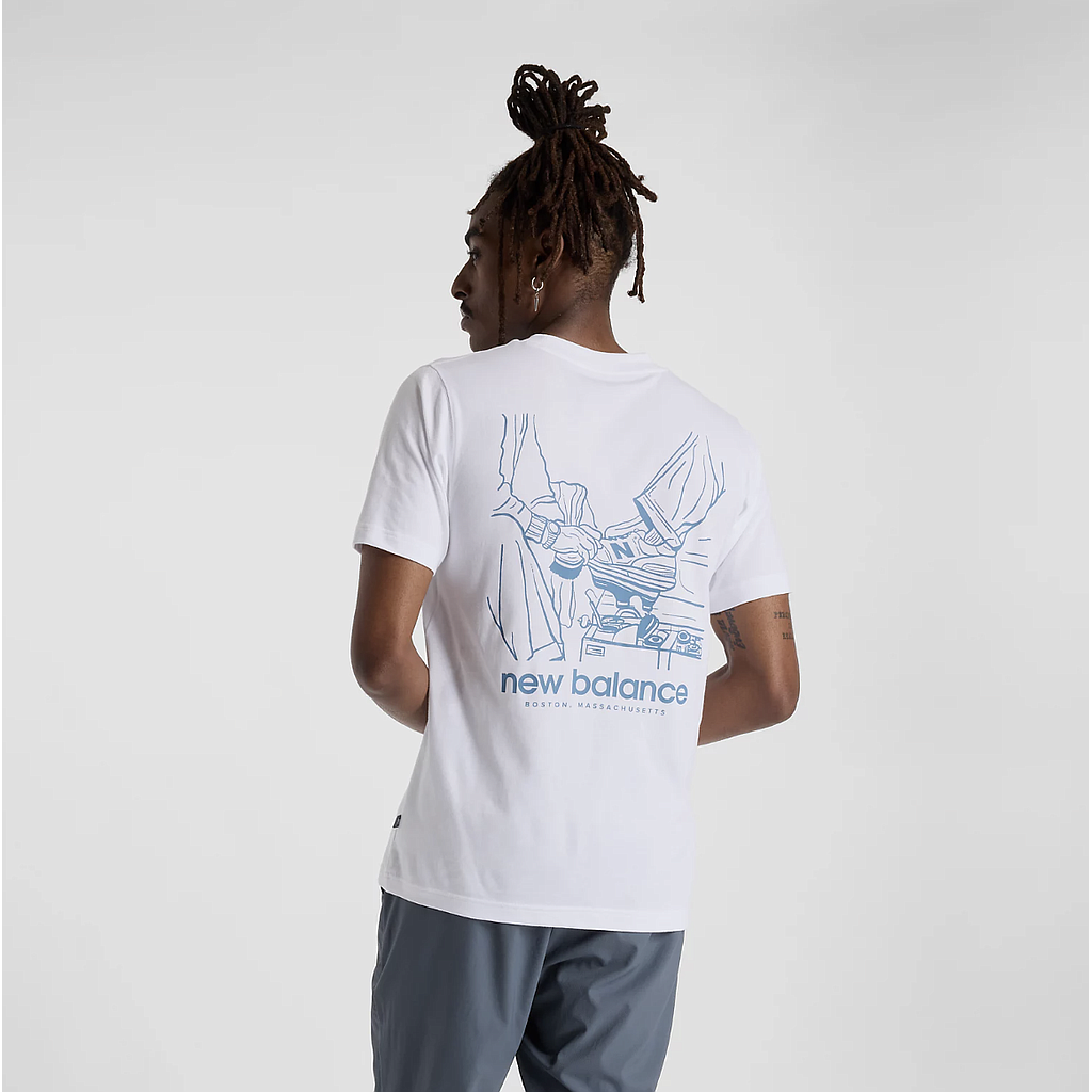 Camiseta New Balance Shine - White