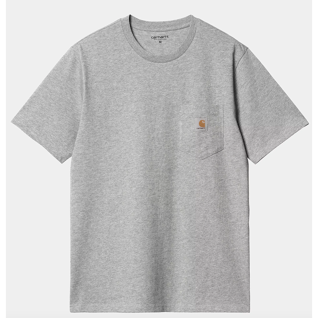 Camiseta Carhartt WIP Pocket - Grey Heather