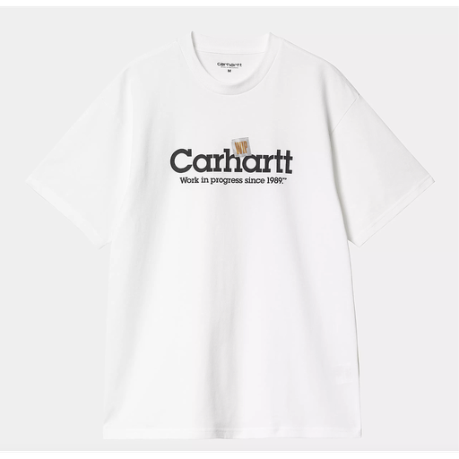 Camiseta Carhartt WIP Label Script - White