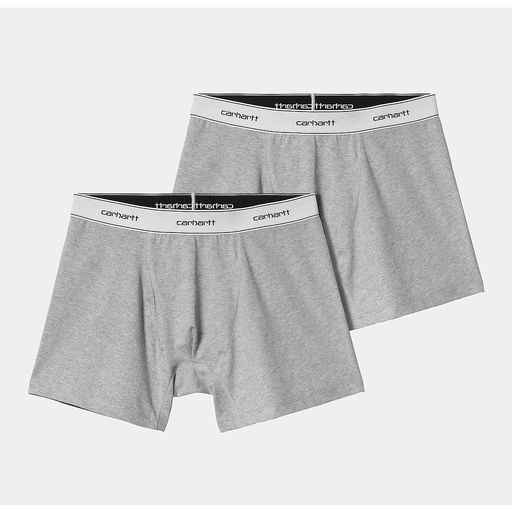 Calzoncillos Carhartt WIP Cotton Trunks - Grey Heather/Grey Heather