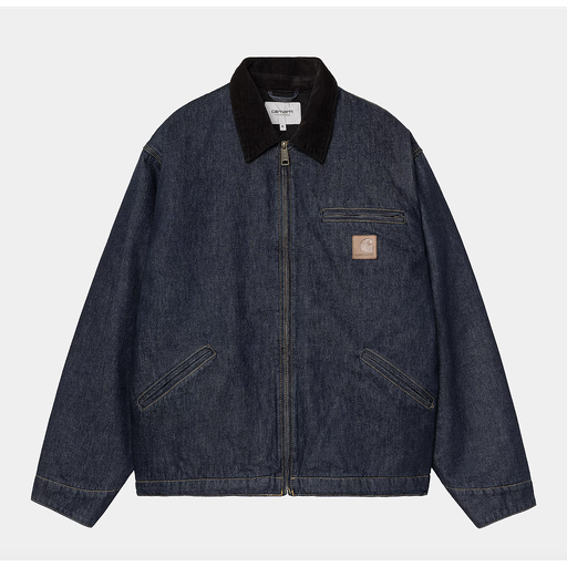 Chaqueta Carhartt WIP OG Detroit - Blue/Black (Rinsed)