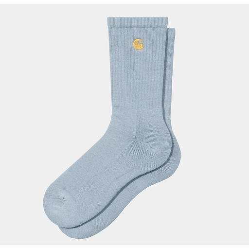 Calcetines Carhartt WIP Chase - Frosted Blue/Gold