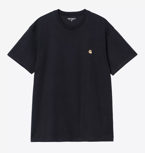 Camiseta Carhartt WIP Chase - Dark Navy/Gold