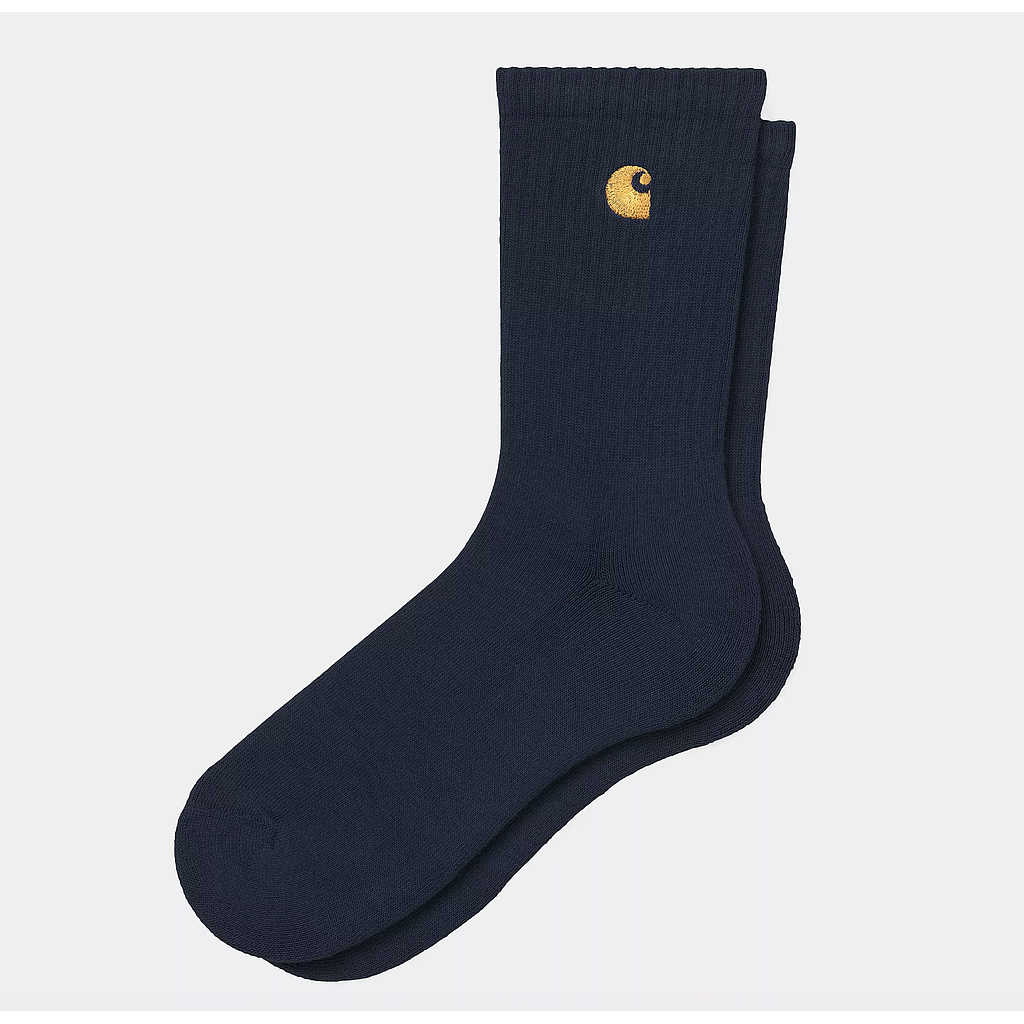 Calcetines Carhartt WIP Chase - Dark Navy/Gold