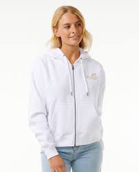 Sudadera Rip Curl Con Capucha High Tide Scenic - White