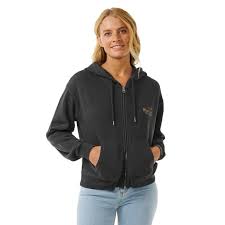 Sudadera Rip Curl Con Capucha High Tide Scenic - Black