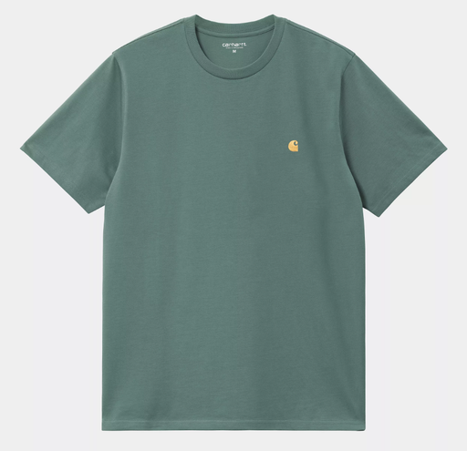 Camiseta Carhartt WIP Chase - Silver Pine/Gold