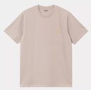 Camiseta Carhartt WIP Chase - Dusky Beige/Gold