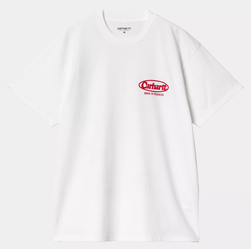 Camiseta Carhartt WIP Logo - White