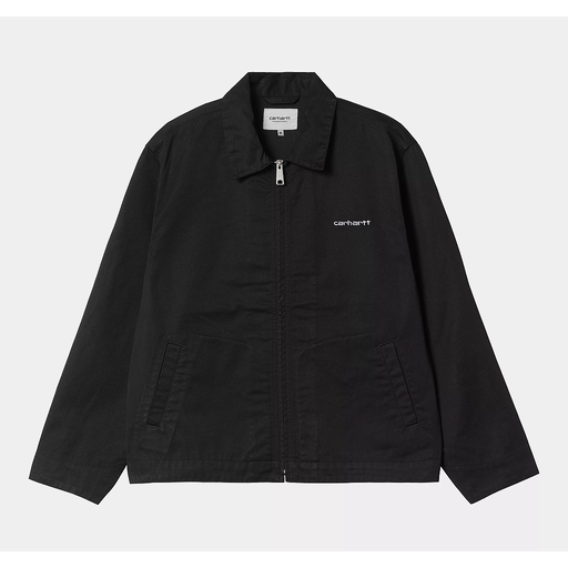 Chaqueta Carhartt WIP Module Script - Black/White (Rinsed)