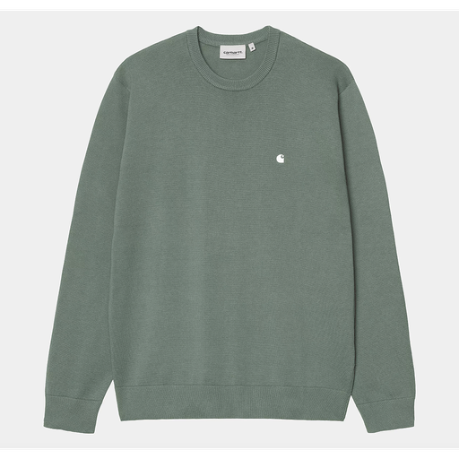 Jersey Carhartt WIP Madison - Silver Pine/White
