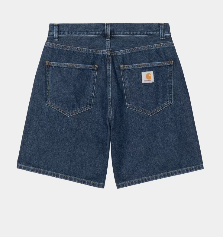 Pantalón Corto Carhartt WIP Nolan - Blue Heavy (stone wash)